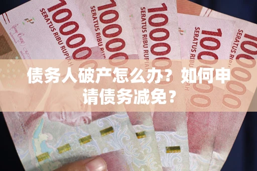 武汉债务人破产怎么办？如何申请债务减免？