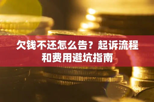 武汉欠钱不还怎么告?起诉流程和费用避坑指南 武汉欠钱不还怎么告?起诉流程和费用避坑指南